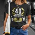 40 Jahre Dienst College Service Anniversary Company Anniversary Decorative T-Shirt Geschenke für Sie