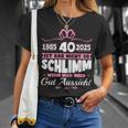 40Th Birthday Woman 40Th Birthday Women'sintage 1985 Women's T-Shirt Geschenke für Sie