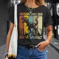 6 Year Old Dinosaur 6Th BirthdayRex Dino Six A Saurus T-Shirt Gifts for Her