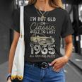 60 Geburtstag Seit 1965 Oldtimer 60 Jahre Alt T-Shirt Geschenke für Sie