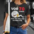 70Th Birthday Man 70 Years Decoration 70S 70Th Birthday T-Shirt Geschenke für Sie