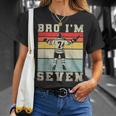 7Th Birthday Ice Hockey Boy 7 Year Old Hockey Player T-Shirt Gifts for Her