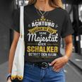 Achtung Seine Majestät Der Schalker Ruhrpott Gelsenkirchen T-Shirt Geschenke für Sie