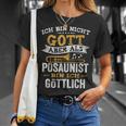 Als Promaunist Bin Ich Göttlich Orchestra Musician Trombone T-Shirt Geschenke für Sie