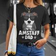 American Staffordshire Terrier Amstaff Papa Dog T-Shirt Geschenke für Sie