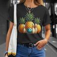 Ananas Bowling T-Shirt Geschenke für Sie