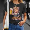 Anime Beer Festival Cat Beer T-Shirt Geschenke für Sie