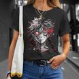 Anime Manga Motif Red Eyes Illustration Anime T-Shirt Geschenke für Sie