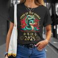 Année Du Serpent 2025 Nouvel An Lunaire Chinois 2025 Garçons Enfants T-Shirt Cadeaux pour elle