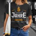 Anniversary 5 Years Company Service Anniversary Office Jokes Anniversary T-Shirt Geschenke für Sie