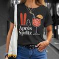 Après Spritz X Aperölchen Spritz & Skiing Skier Ski T-Shirt Geschenke für Sie