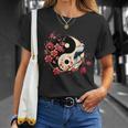 Arbre Sakura Style Yin Yang En Esthétique Sakura Ying Yang T-Shirt Cadeaux pour elle