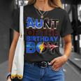 Aunt Of The Birthday Boy Hedgehog Family Party Decorations T-Shirt Gifts for Her Aunt Of The Birthday Boy Hedgehog Family Party Decorations T-Shirt Gifts for Her