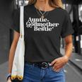 Auntie Godmother Bestie From Godchild God Mama T-Shirt Gifts for Her