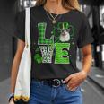 Aussie Shamrock Lucky Clover Irish St Patricks Day T-Shirt Gifts for Her