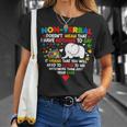 Autism Elephant Non-Verbal Doesn't Mean That I Have Nothing T-Shirt Gifts for Her
