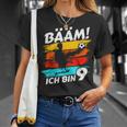 Bääm Ich Bin 9 Geburtstag Junge 9 Jahre Fussball Geschenk T-Shirt Geschenke für Sie