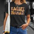 Basset Hound Groovy World's Best Basset Mama T-Shirt Geschenke für Sie