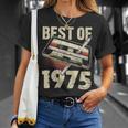 Best Of 1975 Audio Cassette 49Th Birthday 49 Years Old T-Shirt Geschenke für Sie