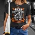 Biker Wird Nicht Grau Das Ist Chrome Ironie Fun T-Shirt Geschenke für Sie