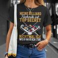 Billiard Technique Is Top Secret T-Shirt Geschenke für Sie