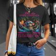 Bin Da Kann Losgehen Und Ja Es Eskaliert Eh Kostüm Affe Fun T-Shirt Geschenke für Sie