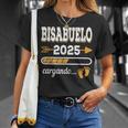 Bisabuelo 2025 Cargando Regalo Nacimiento Bisnieto Bisnieta Camiseta unisex Regalos para ella