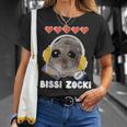 Bissi Zocki Sad Hamster Cute Hamstie T-Shirt Geschenke für Sie