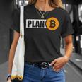 Bitcoin Plan B Cryptocurrency Investor Btc Merchant T-Shirt Geschenke für Sie