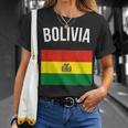 Bolivia Bolivian Flag Acation Travel Souvenir T-Shirt Geschenke für Sie