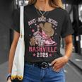 Boots Booze & Besties Nashville 2025 Girls Trip Drinking T-Shirt Gifts for Her