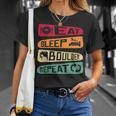 Bouldern Climbing Eat Sleep Boulder Repeat Boulderer T-Shirt Geschenke für Sie