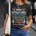 Bowling Women's Bowling Sayings Retro Bowling T-Shirt Geschenke für Sie