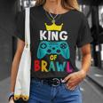 Brawl King Gamer Brawler Brawl T-Shirt Geschenke für Sie