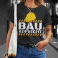 Building Supervisor Helmet Building Supervisor Construction Site Construction Line T-Shirt Geschenke für Sie