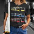 Busfahrer Bus Fahrzeug Gelenkbus Für Bus-Fans Klassik-Liebhaber Familien Erwachsene Kinder Erwachsene Multicolored Small Kurzarm Klassisch T-Shirt Geschenke für Sie