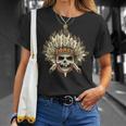 Calavera Infantil Indio Infantil Camiseta unisex Regalos para ella