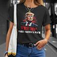 Camisa De Trump Recuperar A Estados Unidos Presidente Donald Trump Camiseta unisex Regalos para ella
