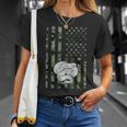 Camouflage Western Hognose American Flag Hognose Snake T-Shirt Gifts for Her
