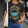 Capitaine Athena Prénom Personnalisé Surnom Personnalisé Drôle T-Shirt Cadeaux pour elle