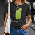 Celery Print As a Celery Juice Movement Gift Detox Tees T-Shirt Gifts for Her