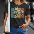 Cerda Lechón Retrointage Para Los Amantes De Los Cerdos Camiseta unisex Regalos para ella