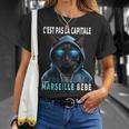 C'est Pas La Capitale C'est Marseille Bébé Humour Chat T-Shirt Cadeaux pour elle