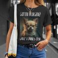 Chihuahua Guten Morgen Ganz Thin Ice T-Shirt Geschenke für Sie