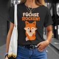 Children's With Fox Rocks Red Fox Pack T-Shirt Geschenke für Sie