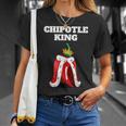 Chipotle King Camisa Para Hombre Chipotle Lover Chipotle Mexicano Sin Mangas Camiseta unisex Regalos para ella