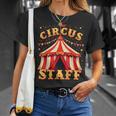 Circus Staff Retro Big Top Carnival T-Shirt Geschenke für Sie