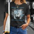 Coeur De Loup Âme D'un Dragon Dragon Cool Loup Guerrier T-Shirt Cadeaux pour elle