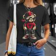 Cool Albanischer Teddybär Albanien Flagge Outfit Street T-Shirt Geschenke für Sie