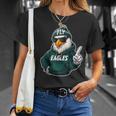 Cool Face Eagles With Sunglasses Graphic Eagles Flying Bird T-Shirt Gifts for Her